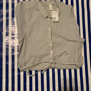 NWT H&M Gray & White Dress